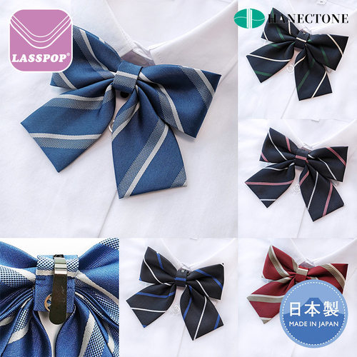 HANECTONE日本JK制服平角领结便携搭扣款无带领花羽根巾校服配饰 - 封面