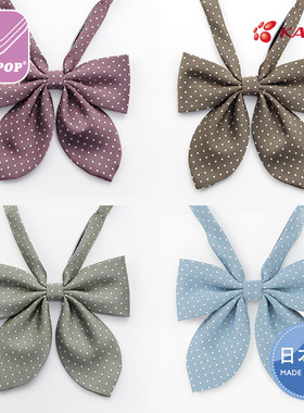 KANKO日制JK制服领结波点蝴蝶结可爱兔耳领花校服衬衫配饰休闲