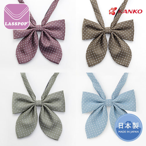 kanko日制可爱休闲波点蝴蝶结