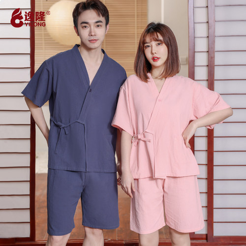 汗蒸服逸隆纯棉吸汗透气舒适