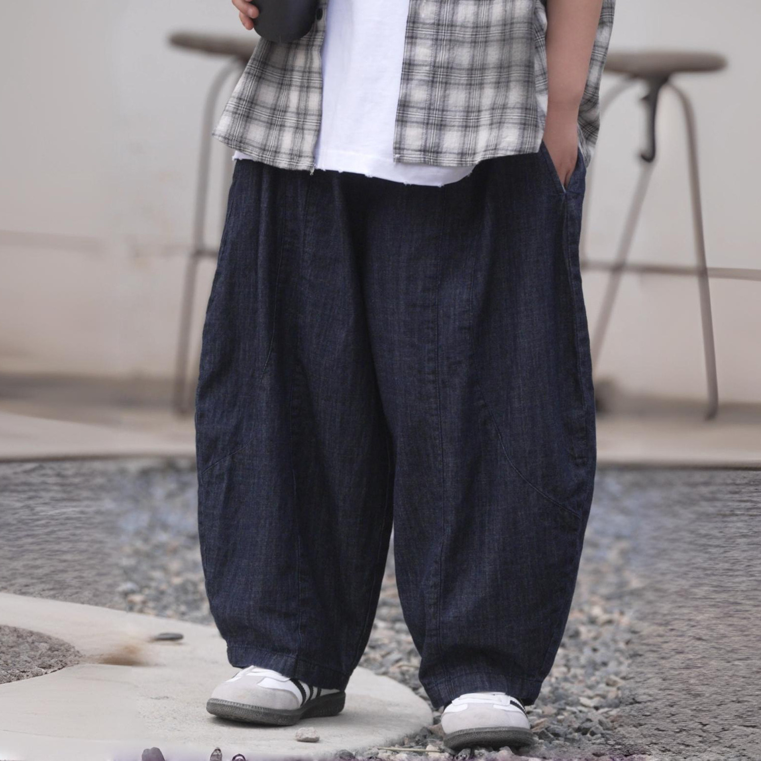 2025年春季新款时尚休闲中大童韩版百搭宽松亲子牛仔裤,童装/婴儿装/亲子装,儿童牛仔裤,淘宝优惠券,粉丝福利购,淘宝优惠卷