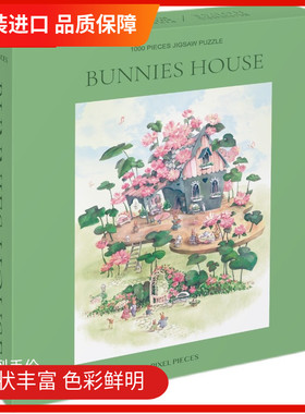 现货 Pixel Pieces 花卉小屋玩具1000片迪马拼图500花仙子迪马DME