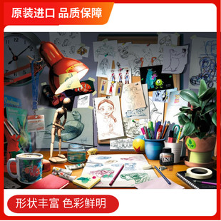 【现货】皮克斯艺术家工作台进口拼图1000片ravensburger书桌