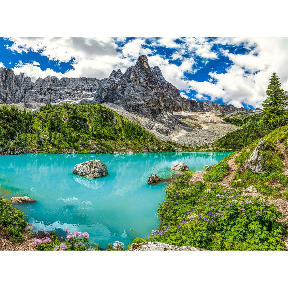 索拉皮斯湖阿尔卑斯山 波兰进口拼图2000片 风景1500睿思