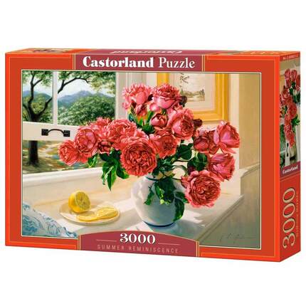 castorland进口拼图3000片夏日回忆花束
