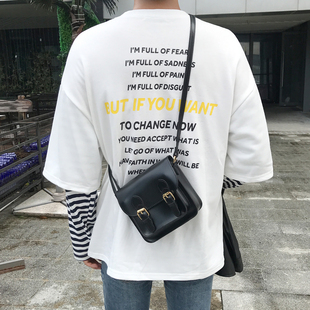 chic韩国ins超火迷你斜挎单肩包 潮百搭休闲 复古小剑桥包男女时尚