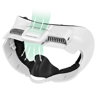 KKCOBVR K3适用于Quest3面罩配件散热风扇通风透气面罩降温舒适