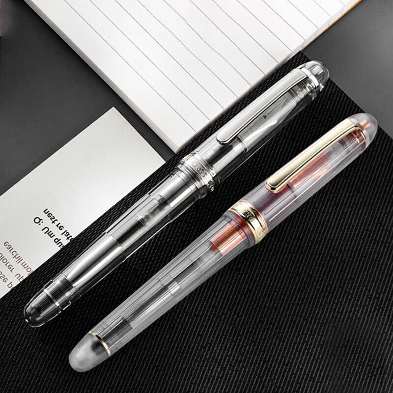 镀铑金忍野限定版墨水笔PLATINUM