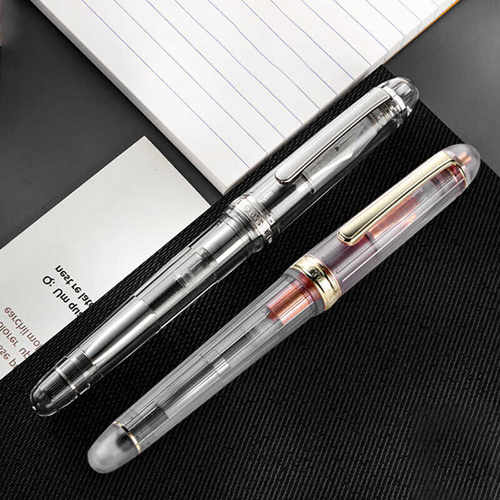 镀铑金忍野限定版墨水笔PLATINUM