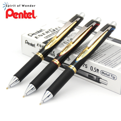 派通日本顺滑速干签字按动中性笔