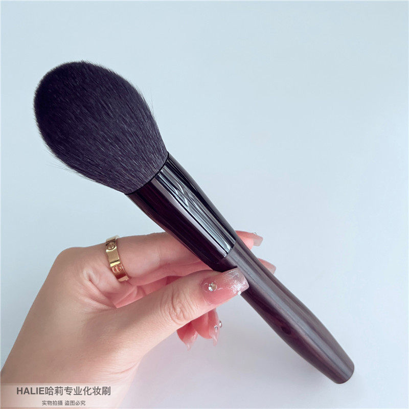 黑檀木羊毛大号圆头散粉刷粉饼刷细光锋羊毛化妆刷超软真毛定妆刷
