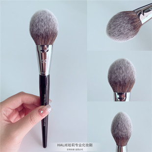 巨软！带盖子50号大号散粉刷舌形扁头粉饼刷化妆刷火苗腮红刷