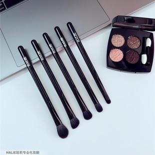 自用款超软灰鼠毛+羊毛眼影刷套装三件套圆头鼻影小号高光化妆刷