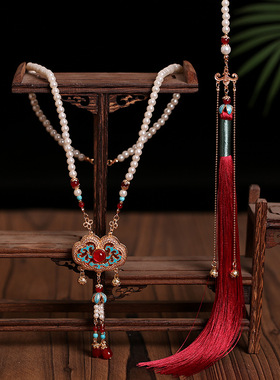 新中式马面裙配饰项链