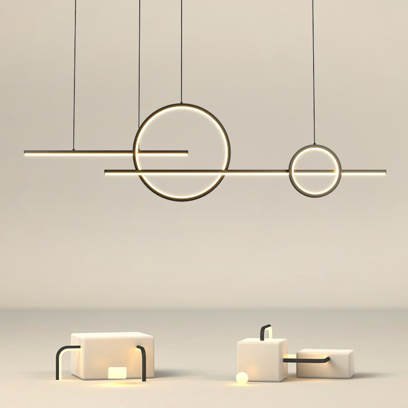 餐厅吊灯简约现代2025年新款网红轻奢长条形极简创意饭厅吧台灯,家装灯饰光源,餐厅吊灯,淘宝优惠券,粉丝福利购,淘宝优惠卷