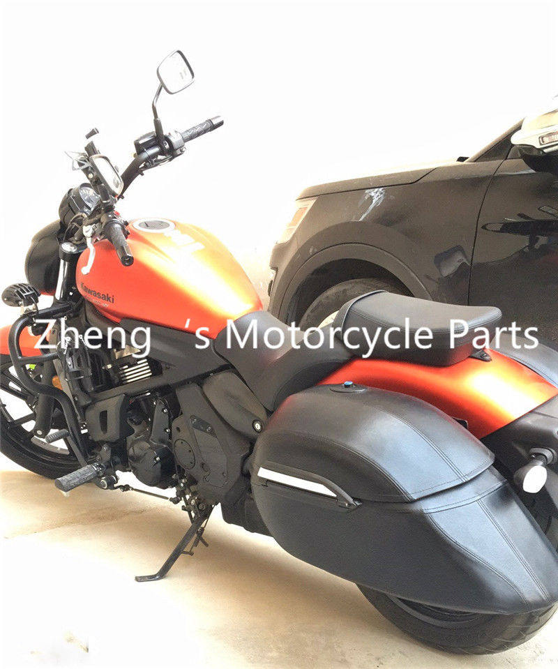 适用于川崎小火神边箱VulcanS侧箱皮箱边箱Vulcan650边包内衬支架