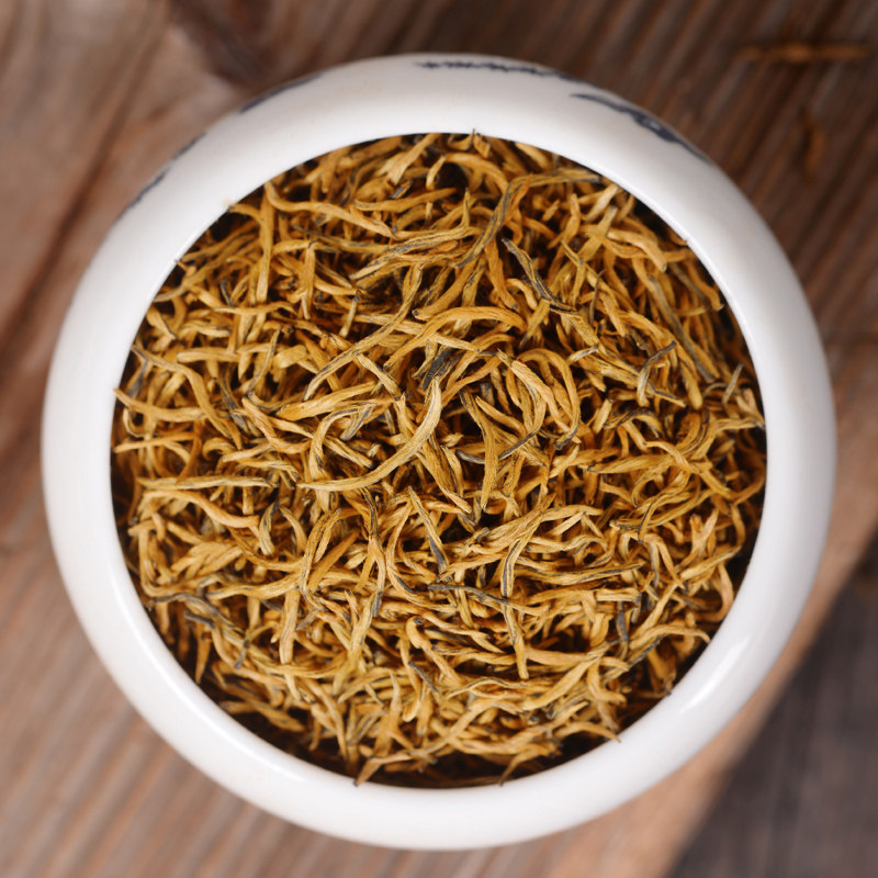 桐木关金骏眉茶叶特级正宗浓香型金俊眉红茶黄芽蜜香500g罐装年货