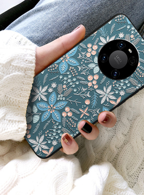 立体浮雕华为mate40pro+手机壳mete20por女matepro魅特meta5g版mαte防摔mt30m40e套epro新品mte新款m mater