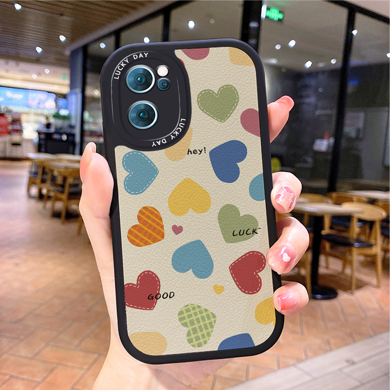 爱心小羊皮适用opporeno8pro手机壳rino7se新款opoprneo opp0ren0女opr17opppreon rone套opoor15poopr11k10