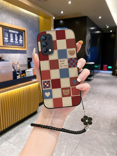 适用opporeno9手机壳opρoreno5pro新款0pporeno4opp0ren010女opreno3reon5k潮opop8poop7oppi6oppe挂绳2023