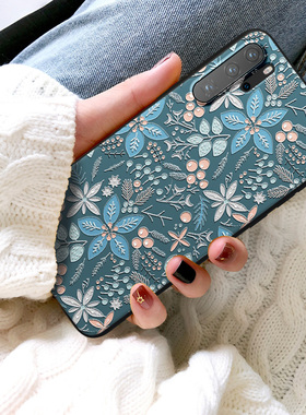 立体浮雕适用华为p30pro手机壳p40pro5g女por磨砂潮牌高档保护套硅胶限量版男p20防摔网红新款全包情侣卡通