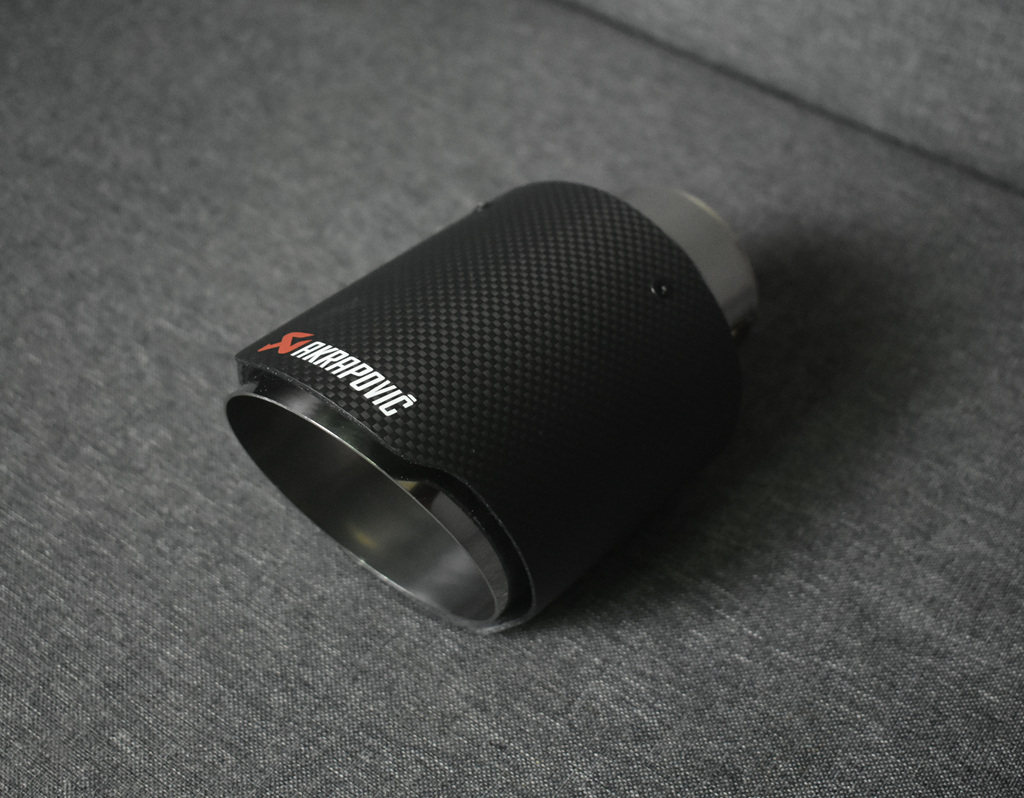 适用于09-20款CRV碳纤维尾喉 XRV1.8 缤智1.5T改装排气管消声器