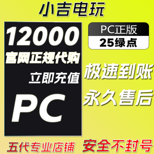 fc25绿点直冲STEAM/EA/EPIC PC端12000点=350 官网正规安全FC代购