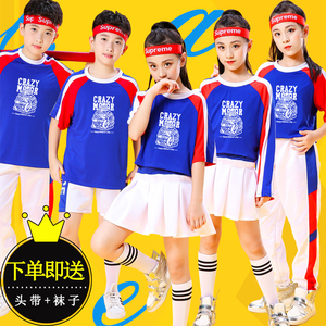 六一儿童啦啦操表演服中小学生拉拉队舞蹈服运动会啦啦操演出服