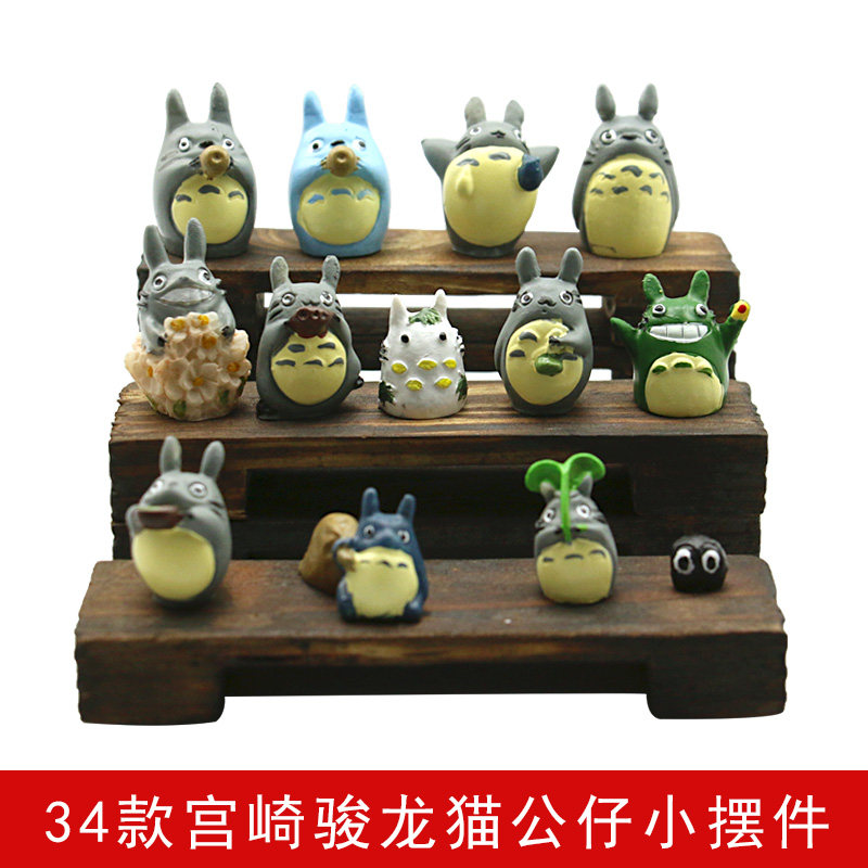 苔藓微景观龙猫玩偶道具生态瓶