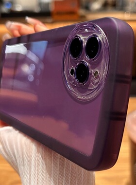 ins超火葡萄紫色适用红米K70手机壳K60Ultra透明K50全包K40s加厚K30气囊防摔Note13Pro+软硅胶12男女11T/10/9