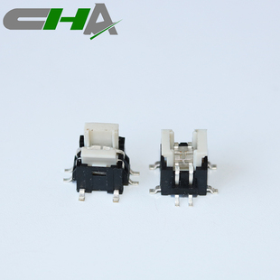 昭华6*6双色灯/RGB可调色三色灯带灯轻触开关 RGB带灯轻触开关