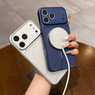 适用苹果16PROMAX IPhone15/14/13精孔全包秒变17大视窗康宁玻璃磁吸全包保护手机壳批发