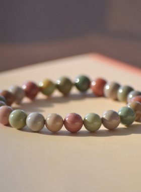 奶昔奶茶色阿拉善手串