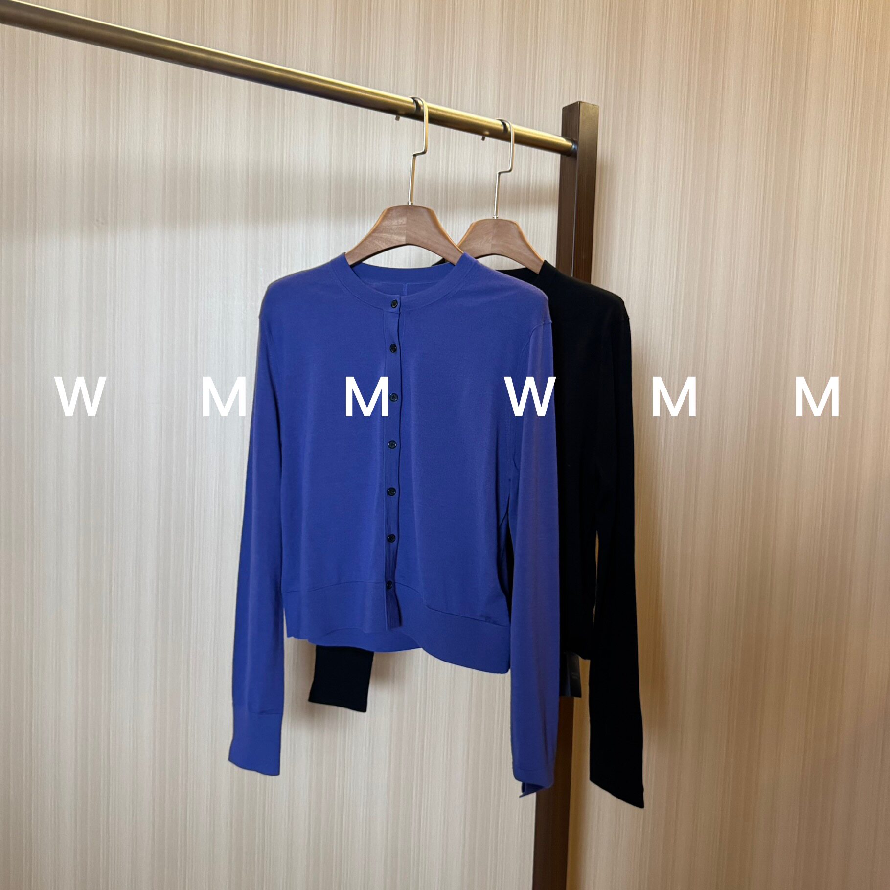 WMM圆领蓝紫色美丽诺羊毛长袖针织衫女新款休闲舒适简约韩版保暖