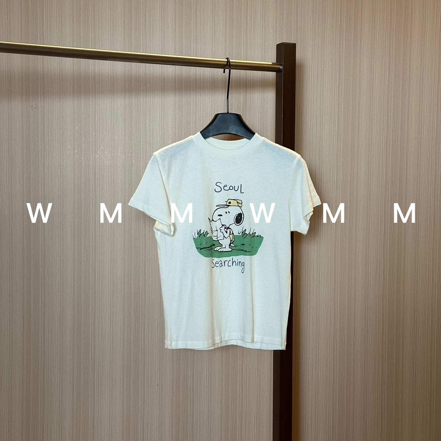 WMM努比印花卡通短袖T恤女新款休闲百搭韩版时尚气质舒适显瘦上衣