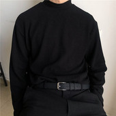 休闲针扣皮带简约复古裤 年轻人腰带男潮ins学生百搭裤 带韩版 腰带