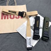 装 工装 饰皮带男 潮ins风年轻人学生个性 百搭牛仔裤 裤 帆布腰带男士