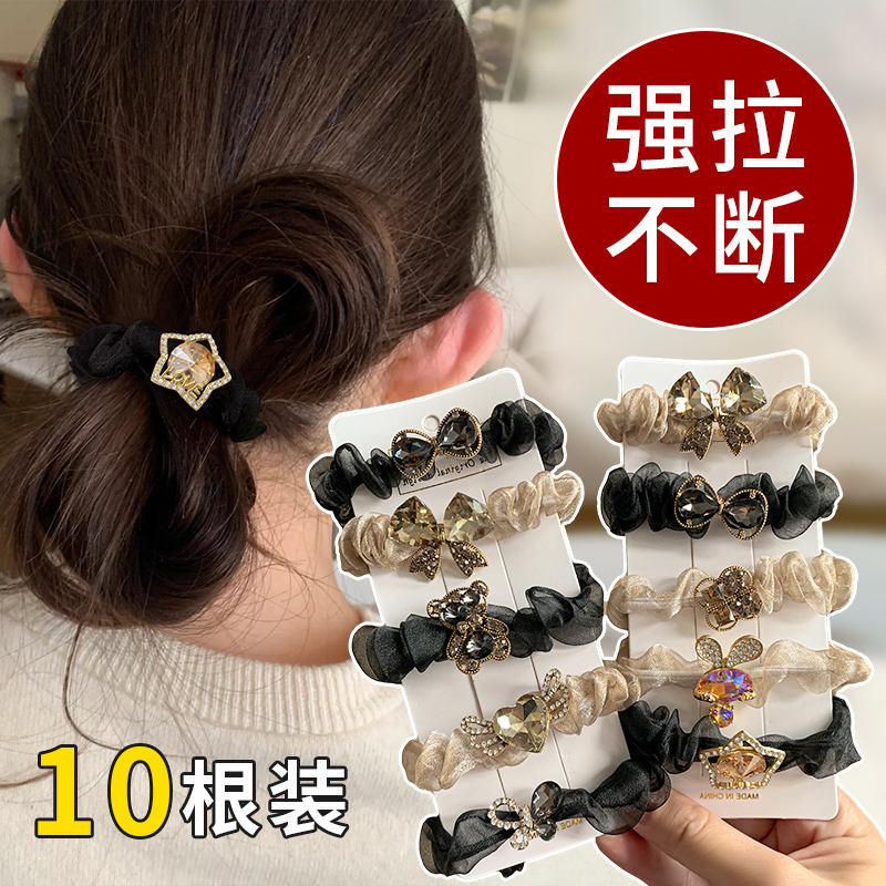 2024新款轻奢小肠发圈高弹橡皮筋