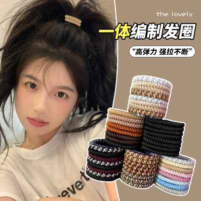 昆凌同款高马尾发圈耐用扎头绳