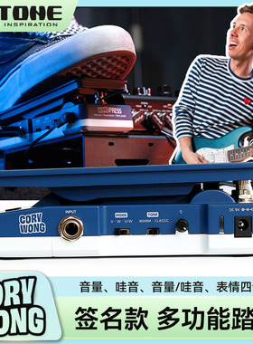 HOTONE Cory Wong Press签名款单块效果器踏板电吉他音量哇音表情