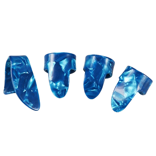 吉他右手指套防痛手指套拇指食指指弹吉他拨片赛璐璐手指甲套义甲