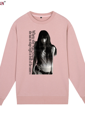 Chiaki Kuriyama栗山千明人像大逃杀日系BIG FACE圆领卫衣男女