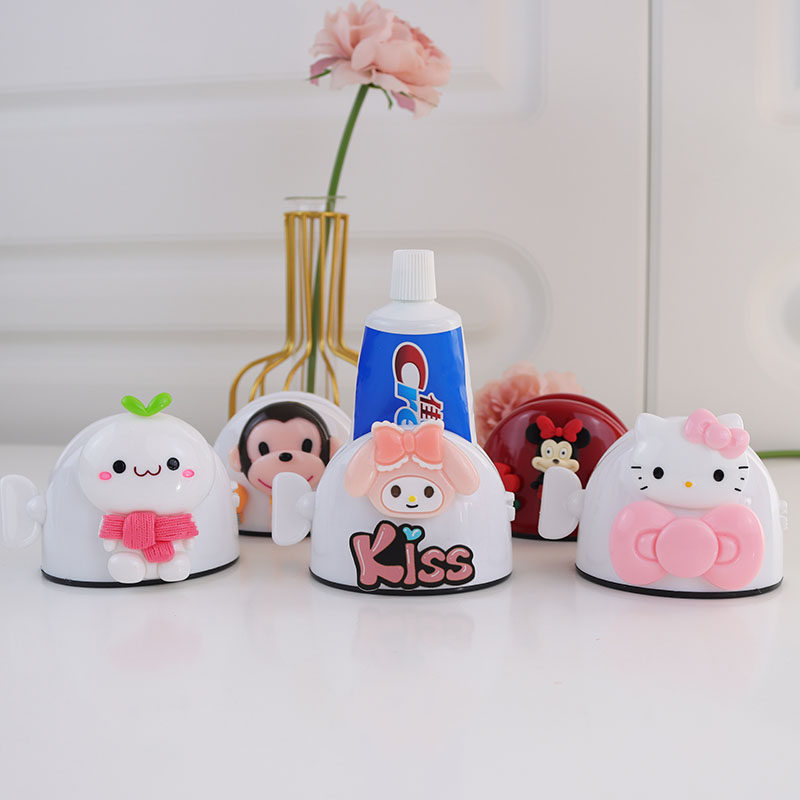 卡通可爱挤牙膏神器创意简约牙膏夹洗面奶牙膏挤压器懒人手动