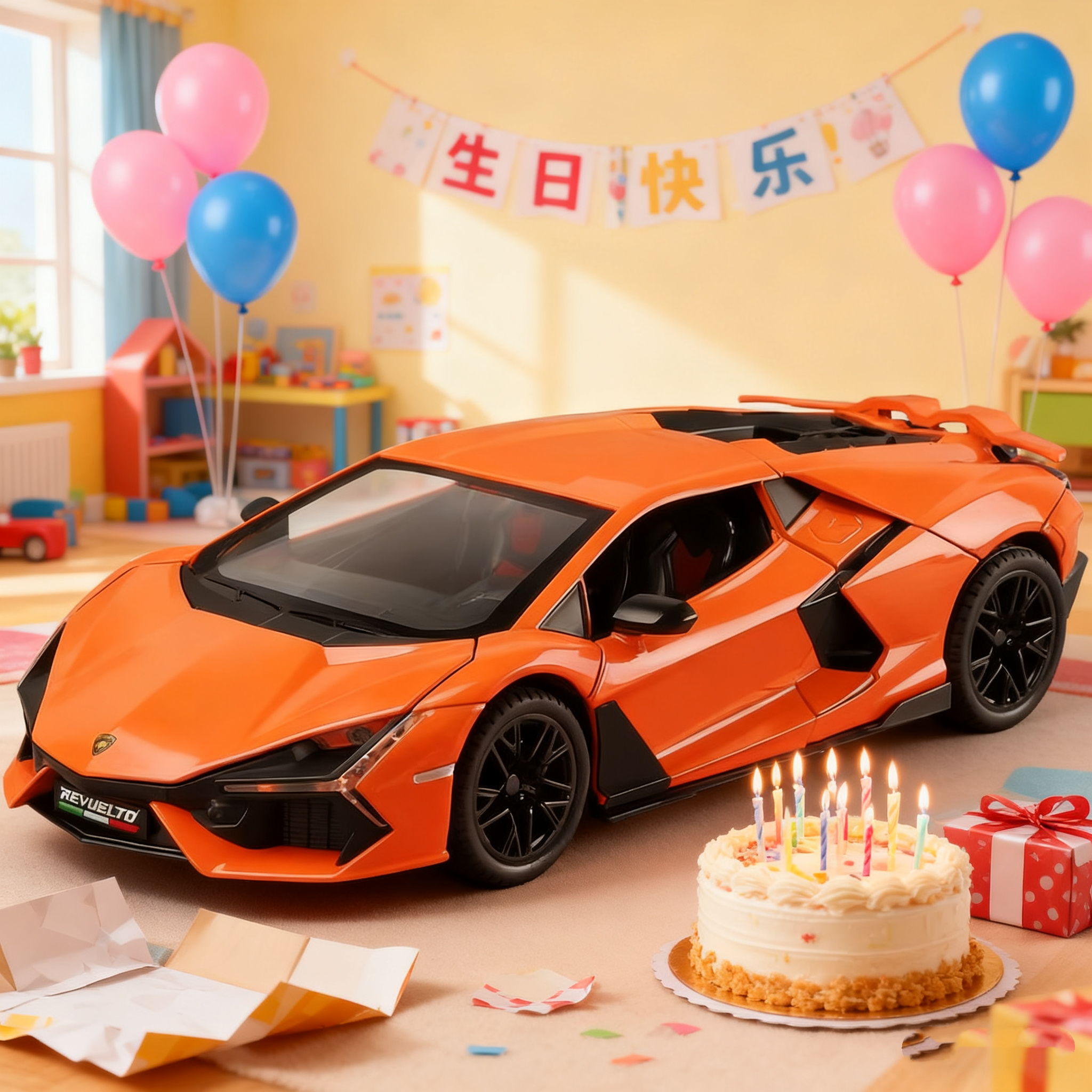 大号合金兰博基尼车模