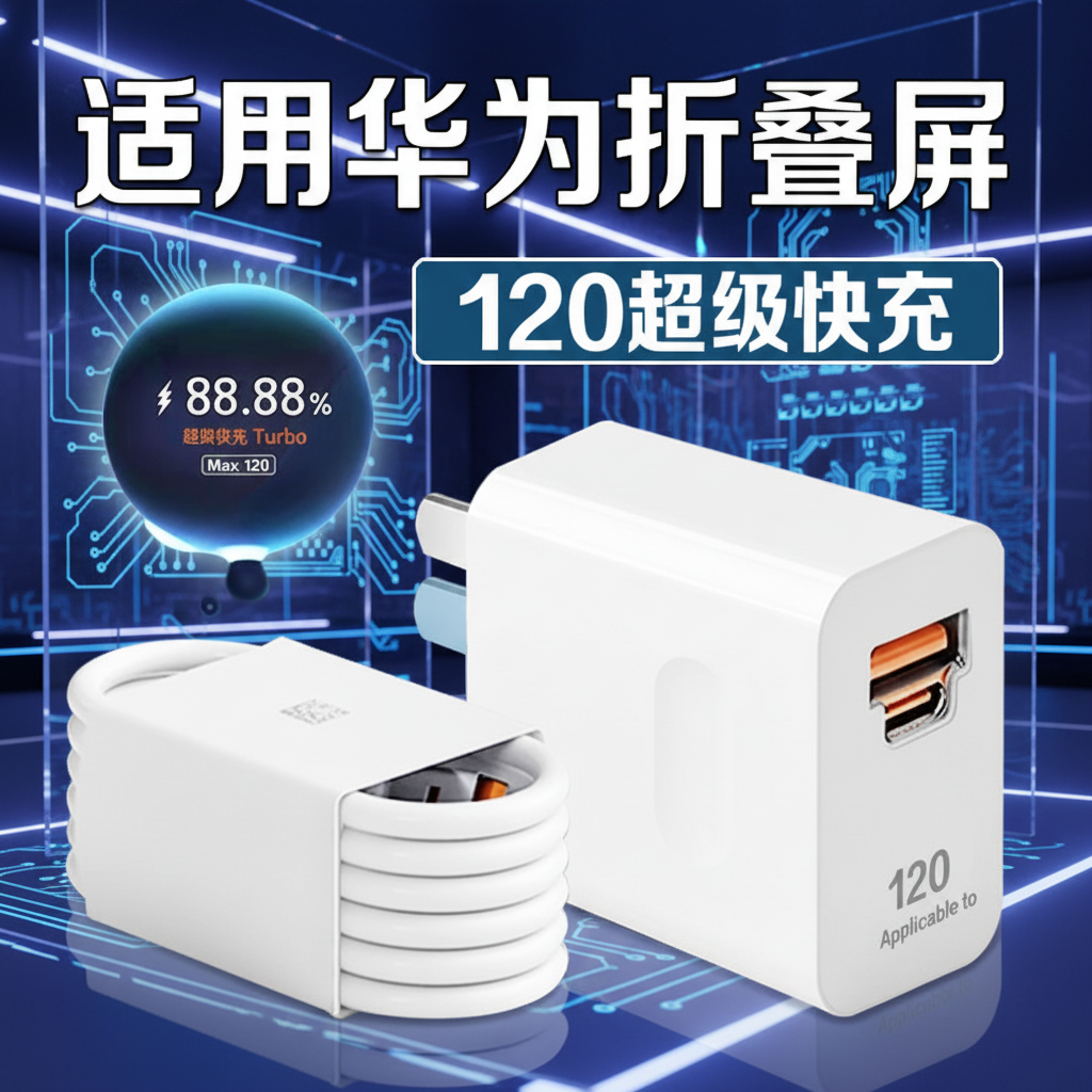 适用华为折叠屏充电器PuarX充电头华为Pocket2/MateX6/5/3充电插头mateMT非凡大师充电套装