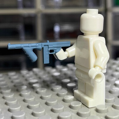 战地1版汤姆逊 光敏树脂3D打印 积木武器配件 满35包邮
