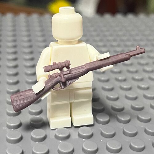 莫辛纳甘狙击枪 3D打印 积木武器配件 满35包邮