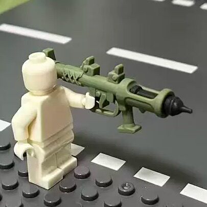 二战英国PIAT反坦克发射器 3D打印 积木武器配件 满35包邮