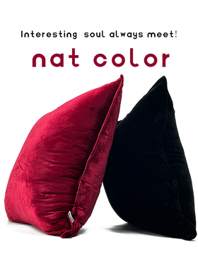 『臻品』高端桑蚕丝真丝丝绒抱枕复古红色砂面新品样板间腰枕靠垫