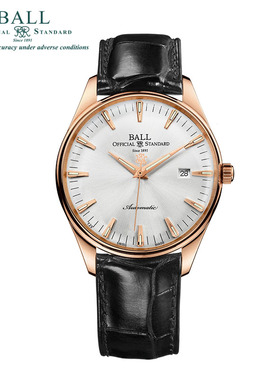 波尔铁路传承系列18K玫瑰金材质NM2888D-PG-LJ-SLGO